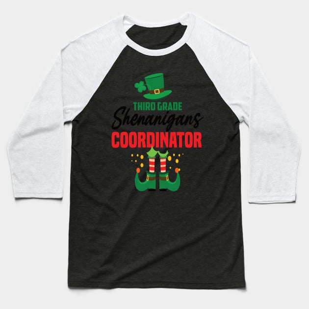 Third grade shenanigans coordinator St patricks day teacher gift Baseball T-Shirt by DODG99